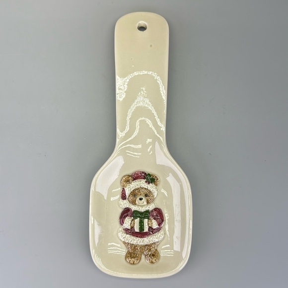 Vintage Otagiri Japan Teddy Bear Spoon Rest - Picture 1 of 7